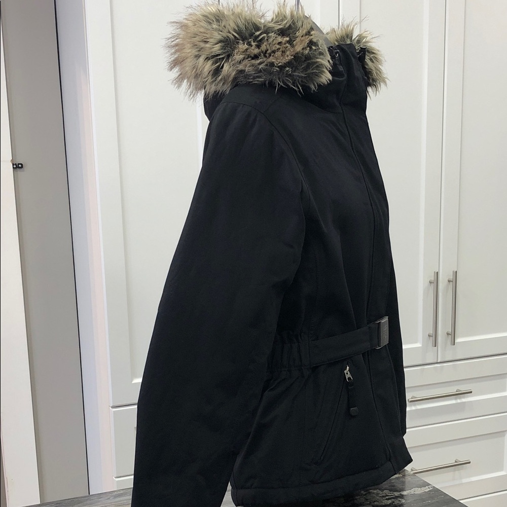 The North Face Black GooseDown Jacket – Detachable Faux Fur Hood – Women’s Small - Picture 8 of 12